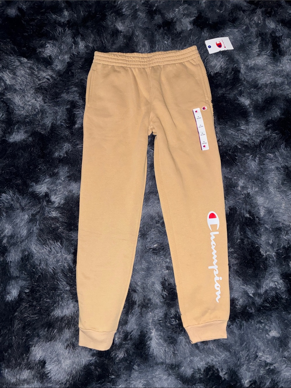 Champion Kids Camel/Tan Jogger Sweatpants new size youth xl 18/20 fall winter